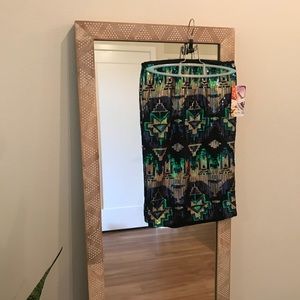 High Waisted Sequin Midi Skirt